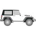 WRANGLER Decal Kit, Fits Jeep and other Vehicles ,Not OEM - Many Colors to Chose From