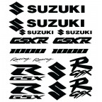 Suzuki GSXR1000 Racing Decal Kit - Many Colors to Chose From