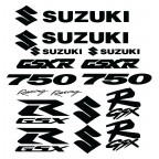Suzuki GSXR750 Racing Decal Kit - Many Colors to Chose From